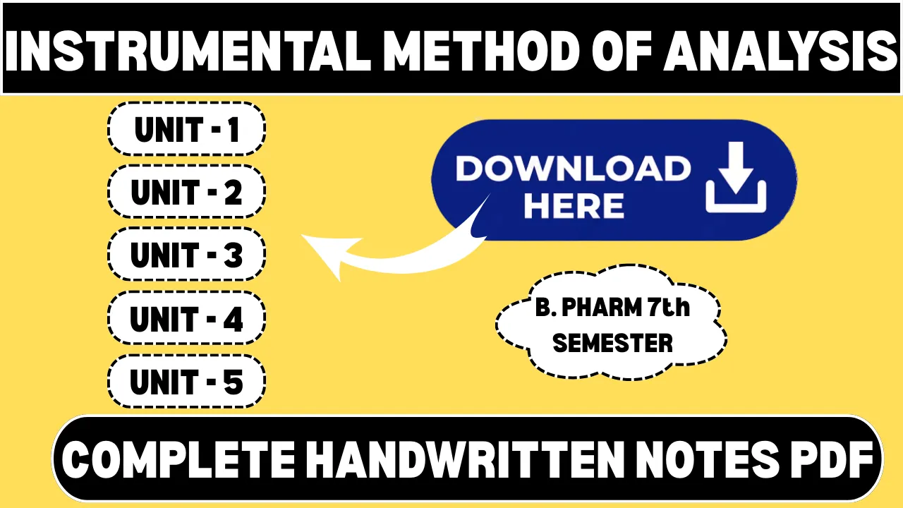 Instrumental Method Of Analysis