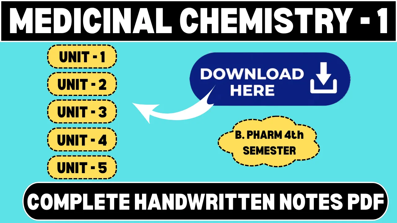 Medicinal Chemistry 1