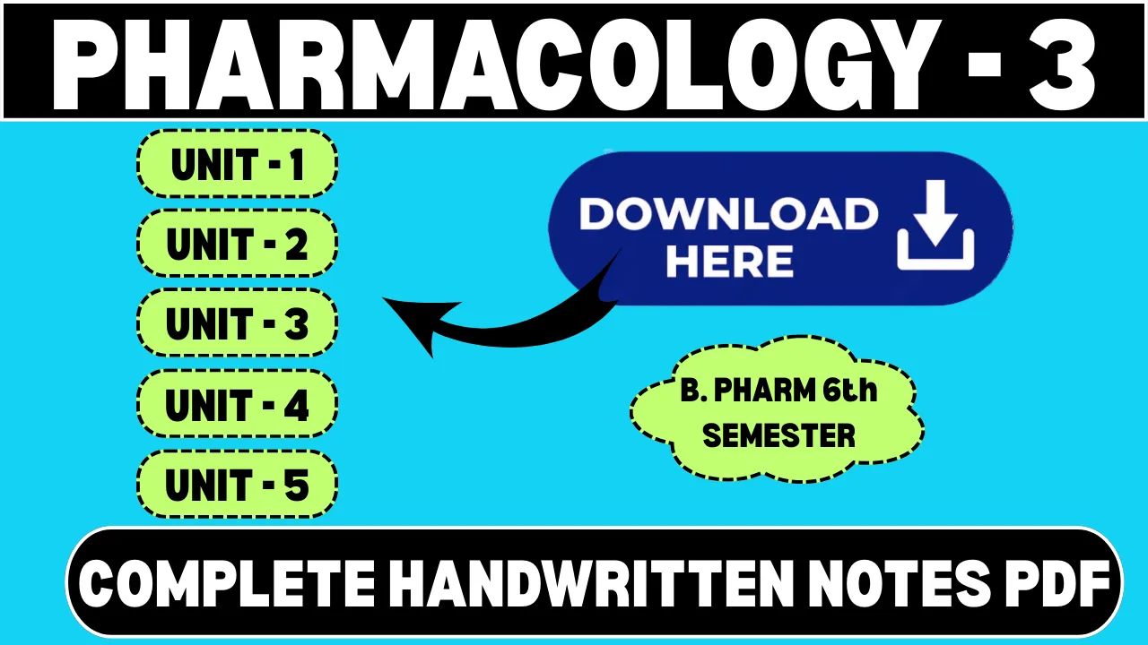 Pharmacology 3