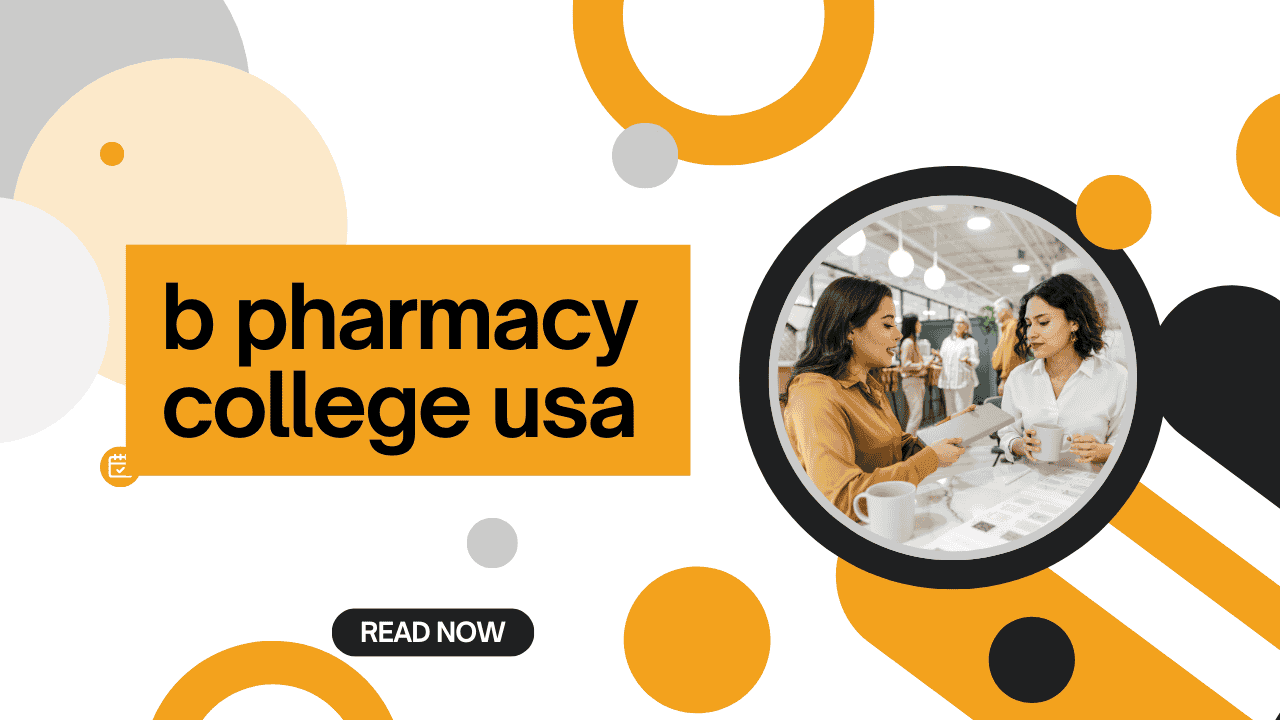 b pharmacy college usa