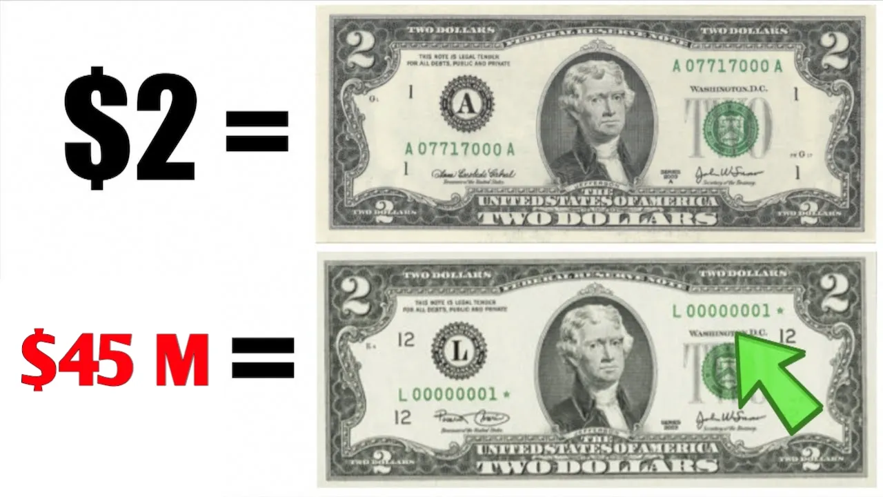 Highly Valuable $2 Bills in 2025: Spot Rare Notes Worth $45 Million