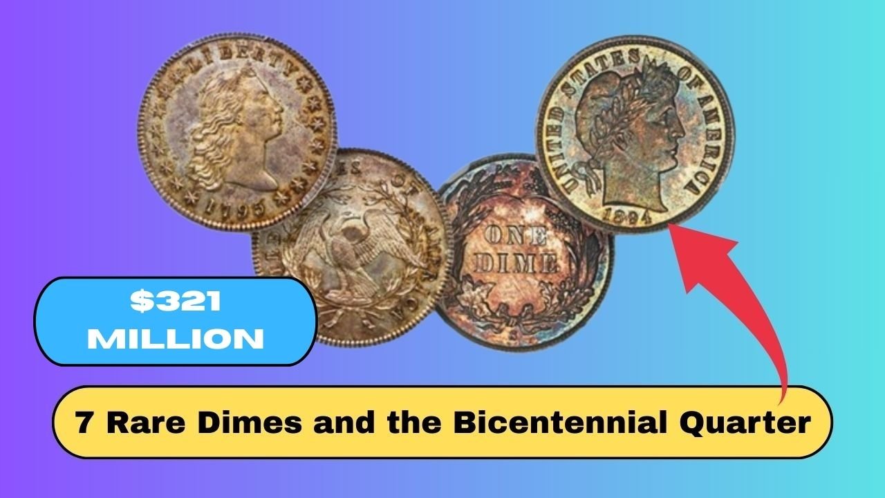 The 7 Rare Dimes and the Bicentennial Quarter