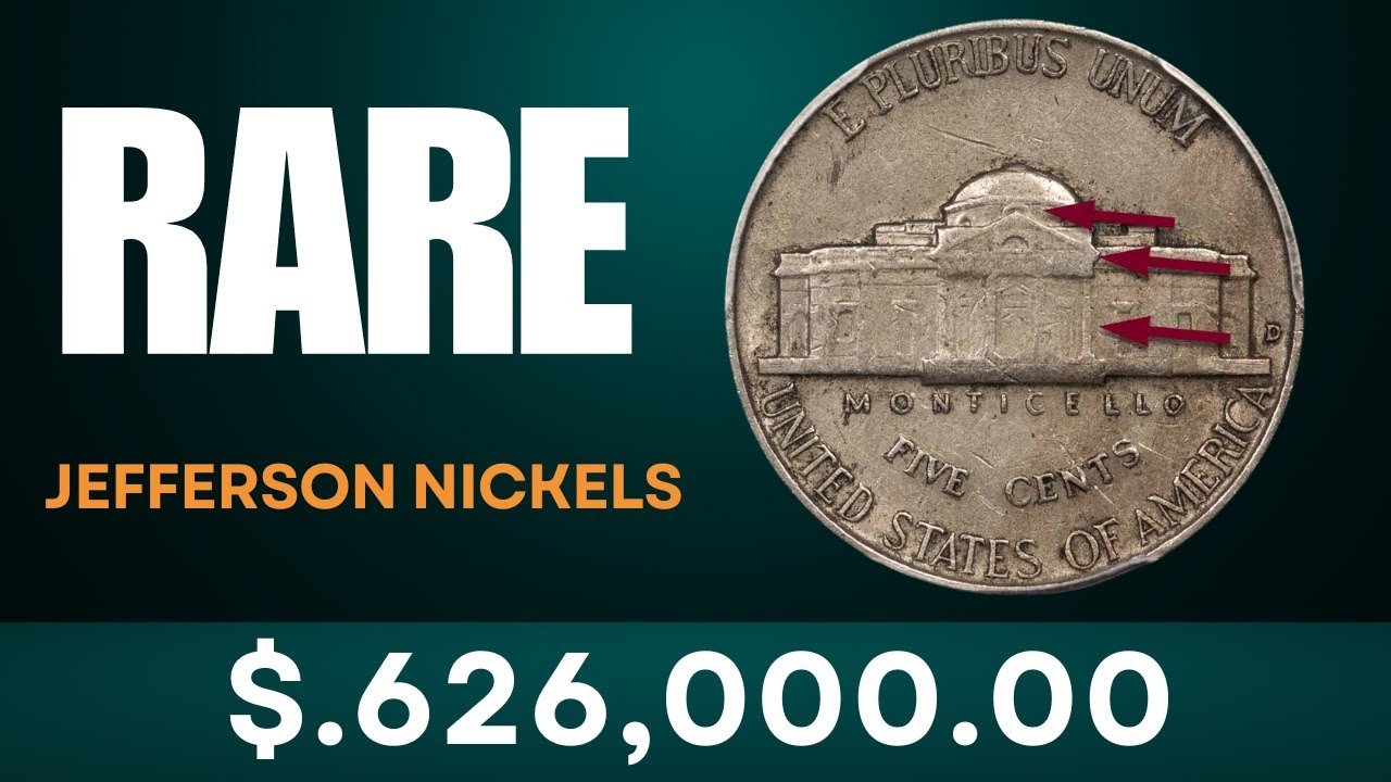 945 Jefferson Nickel Surfaces with Cryptic Stamp