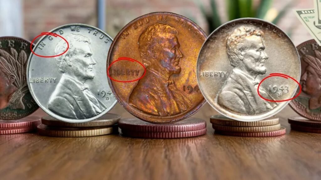 5 Rare Steel Wheat Pennies