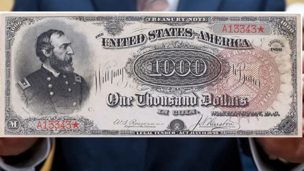 Rare 1890 Treasury Note