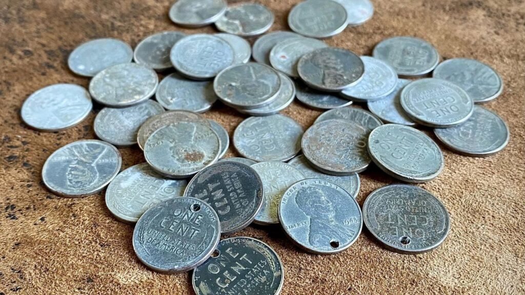 Steel Wheat Pennies