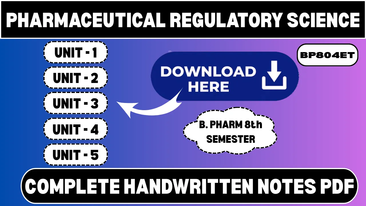 Pharmaceutical Regulatory Science