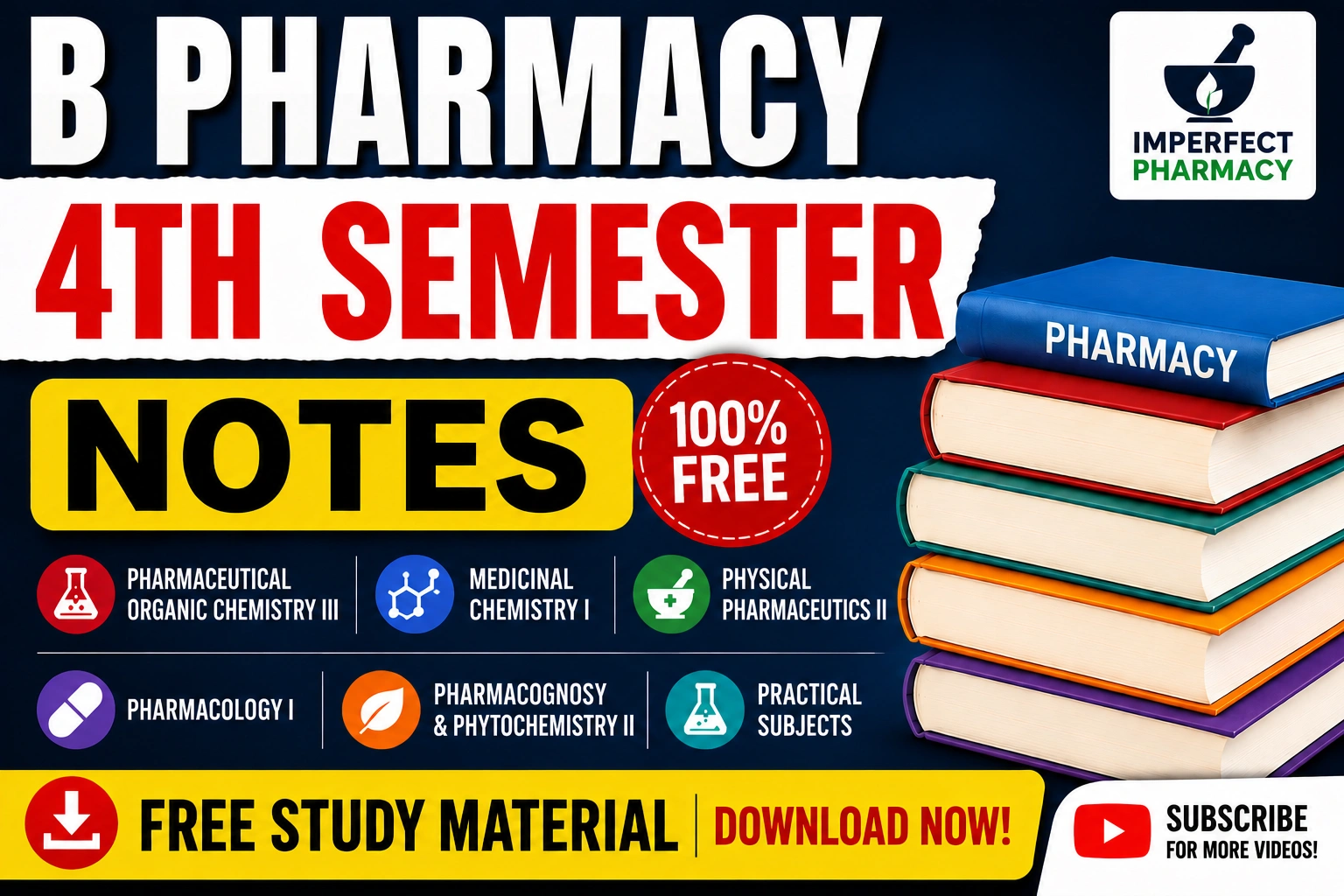 B Pharmacy 4th Semester Notes