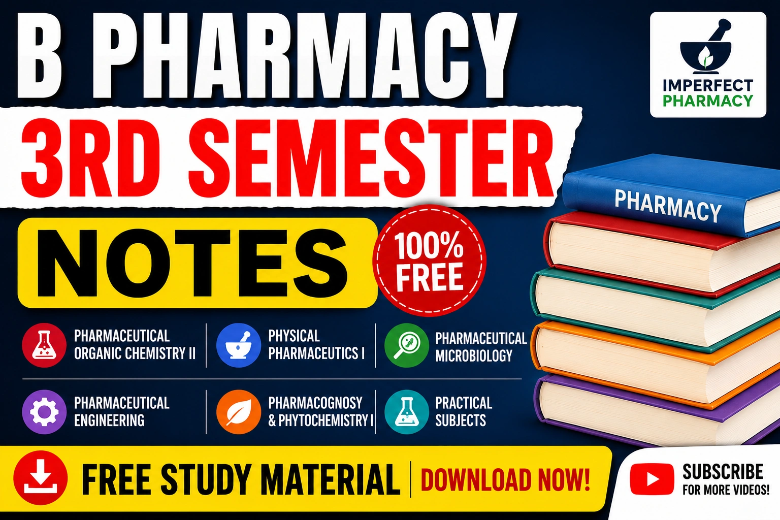 B Pharmacy 3rd Semester Notes